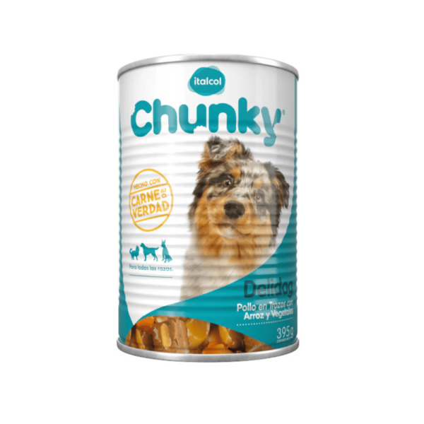 Lata Chunky Delidog Trozos De Pollo