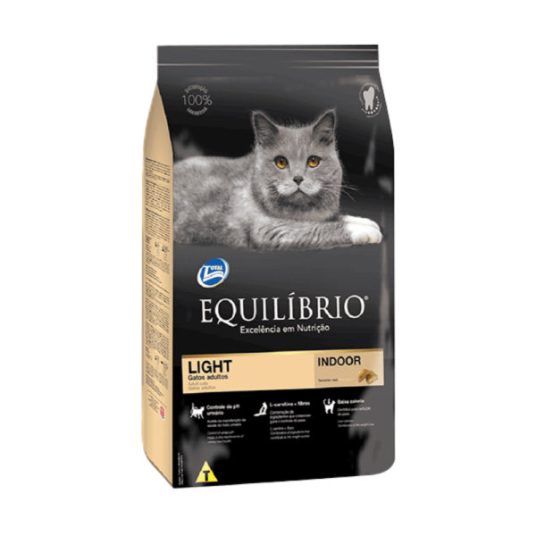 Equilibrio Gatos Adultos Light Indoor