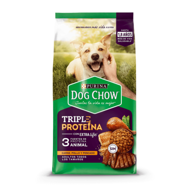 Dog chow triple proteina Adultos